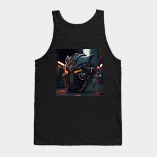 Cyberpunk Motorcycle Helmet Tank Top